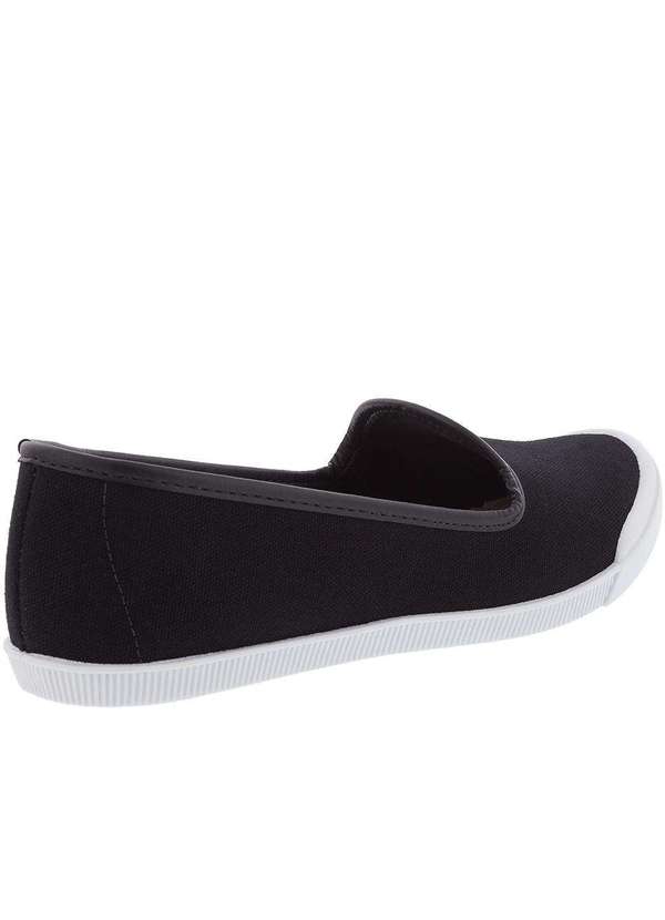 Moleca - Slipper Moleca Tecido Preto Preto 3