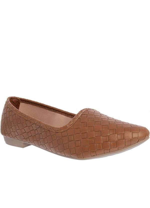 Penelope - Slipper Penélope Detalhes Trama Caramelo Caramelo