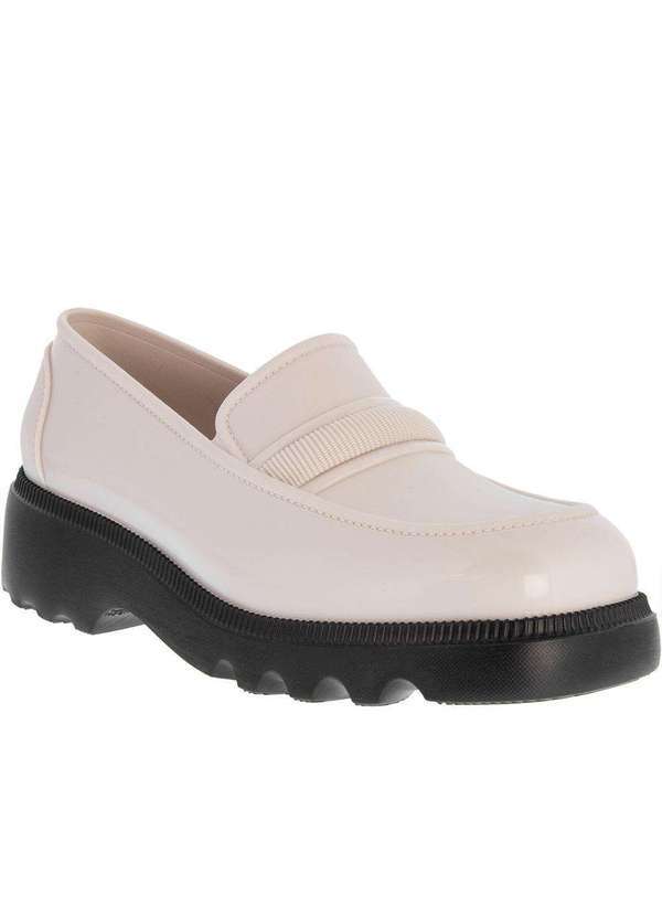 Zaxy - Mocassim Zaxy Loafer Plataforma Texturizado Off White Off-White