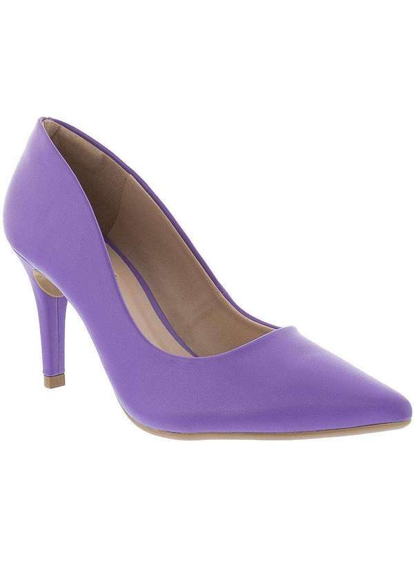 Gabriela - Scarpin Gabriela Salto Fino Roxo Roxo