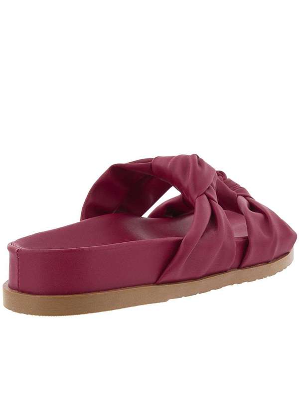 Gabriela - Sandália Gabriela Flatform Detalhe Nós Vermelho Pink 3
