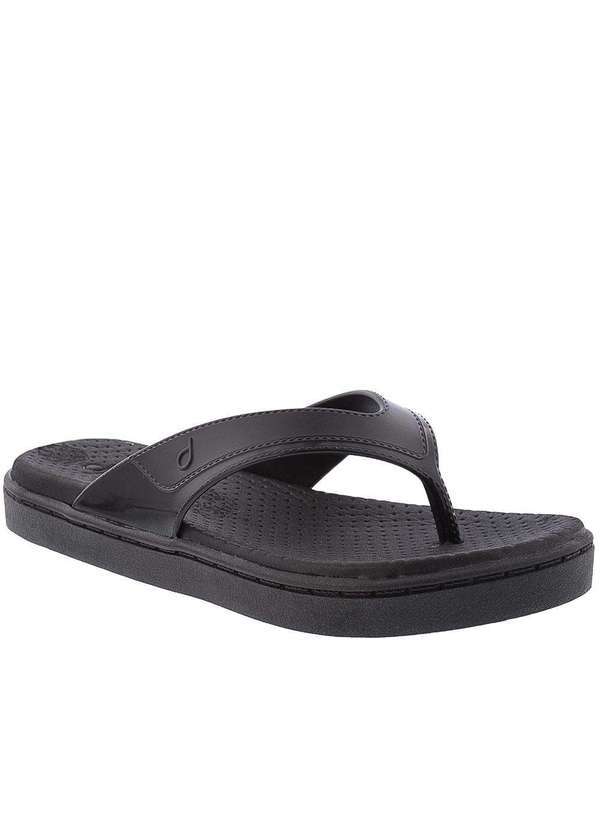 Dijean - Tamanco Dijean Flatform Detalhe Tiras Pespontos Preto Preto