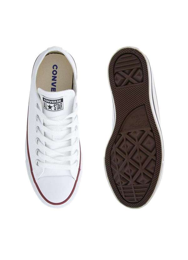All Star - Tênis Converse Feminino All Star Chuck Taylor Branco Branco 4