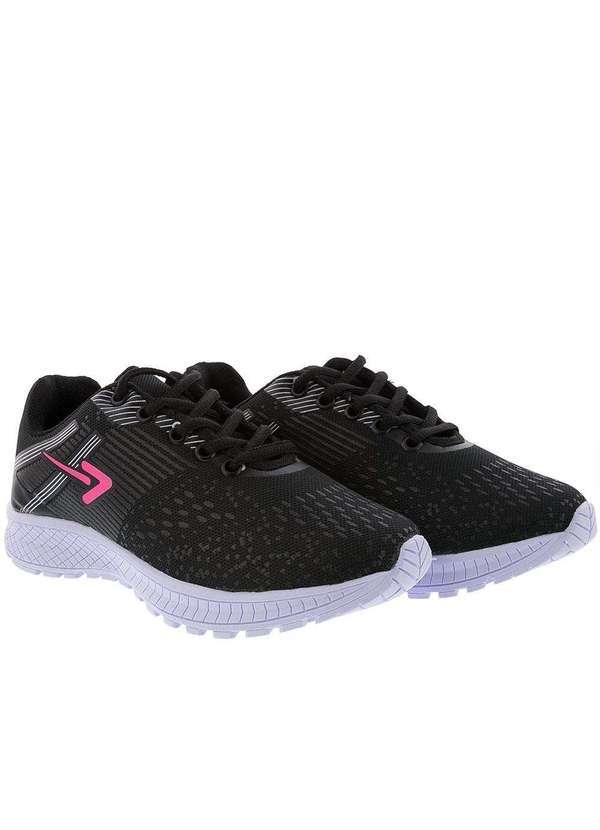 Cross Road - Tênis Cross Road Esportivo Feminino Preto Preto
