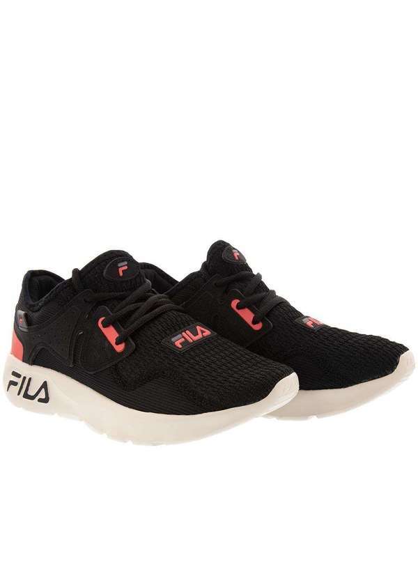 Fila - Tênis Fila Iconic Esportivo Feminino Preto Preto
