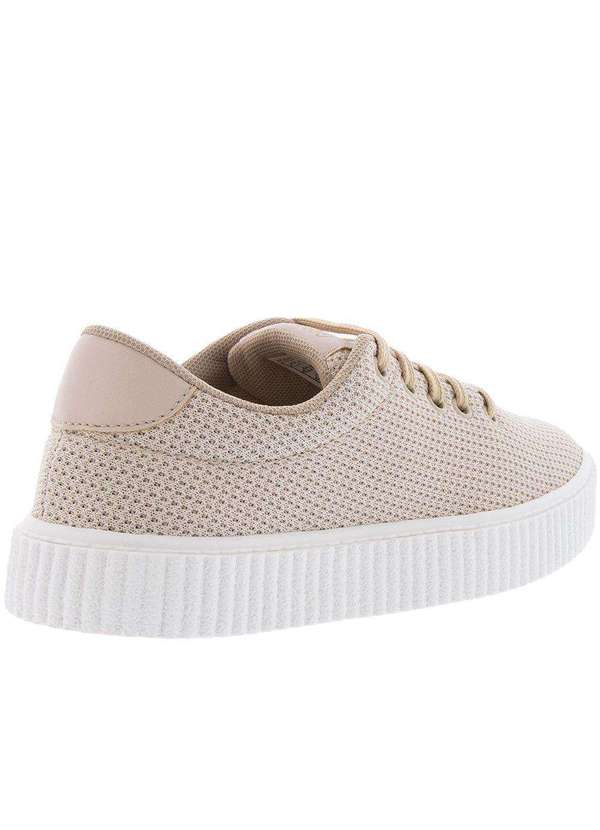 Gabriela - Tênis Gabriela Casual Recortes Mesh Nude Nude 3