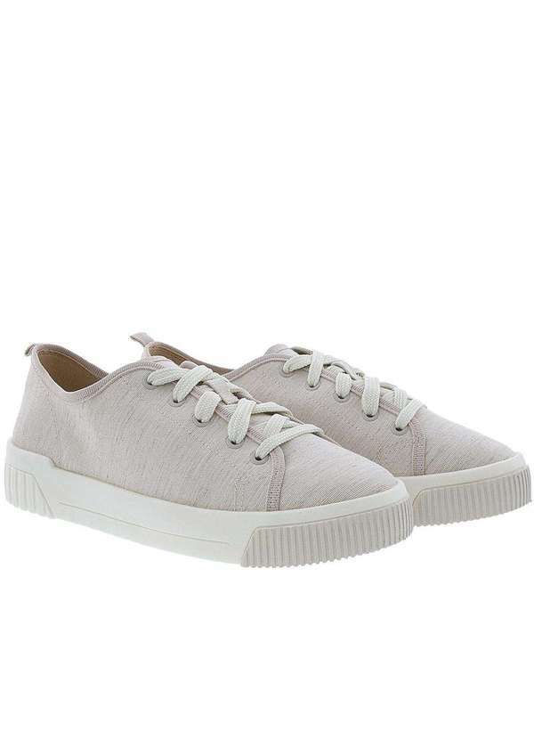 Gabriela - Tênis Gabriela Gaia Lona Reciclável Off White Off-White