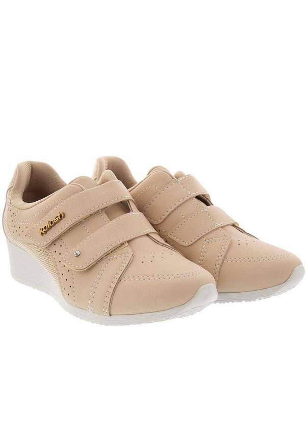 Kolosh - Tênis Kolosh Casual Anabela Sport Style Nude Nude
