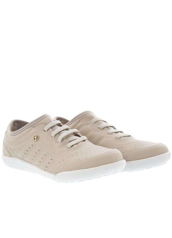 Kolosh - Tênis Kolosh Casual Feminino Perfuros Bege Bege