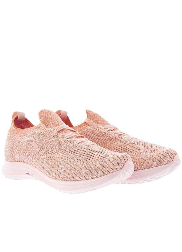Kolosh Tênis Kolosh Sport Style Feminino Knit Salmão Rosa