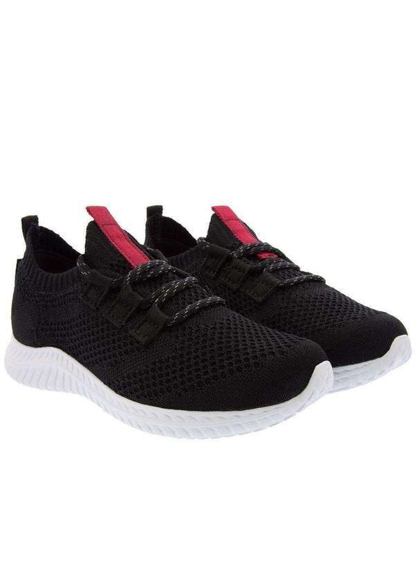 Kolosh - Tênis Kolosh Sport Style Feminino Tecido Preto Preto