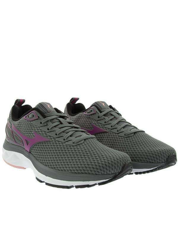 Mizuno - Tênis Mizuno Space 2 Esportivo Feminino Cinza Cinza