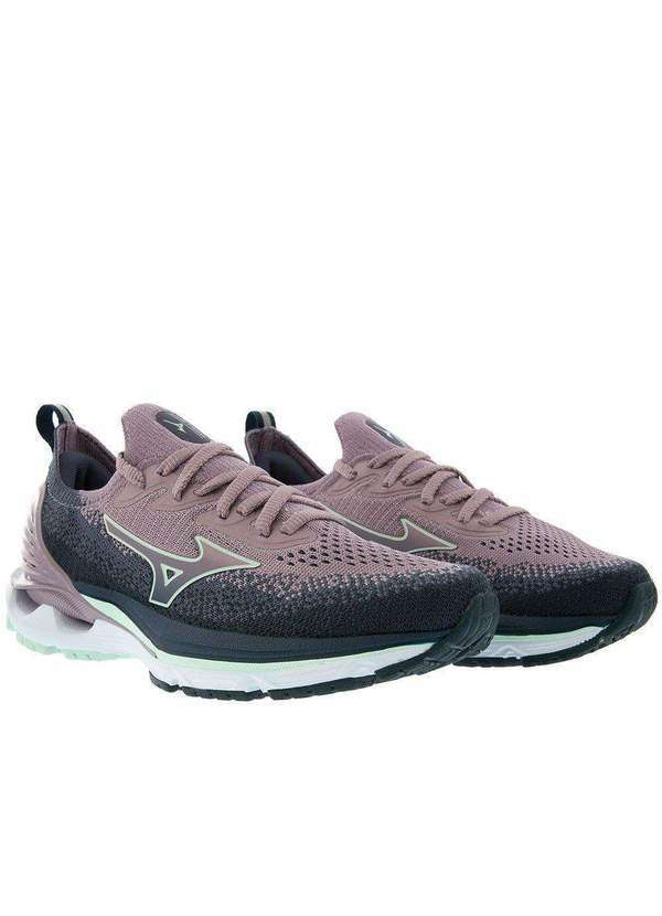 Mizuno - Tênis Mizuno Wave Laser Esportivo Feminino Roxo Roxo