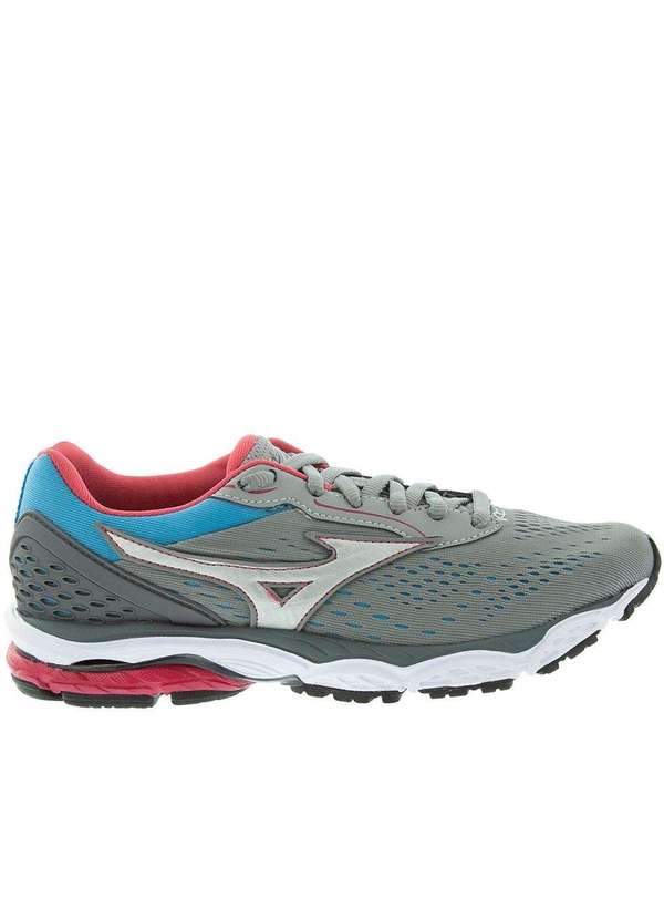 Mizuno - Tênis Mizuno Wave Mirai 3 Esportivo Feminino Cinza Cinza 2