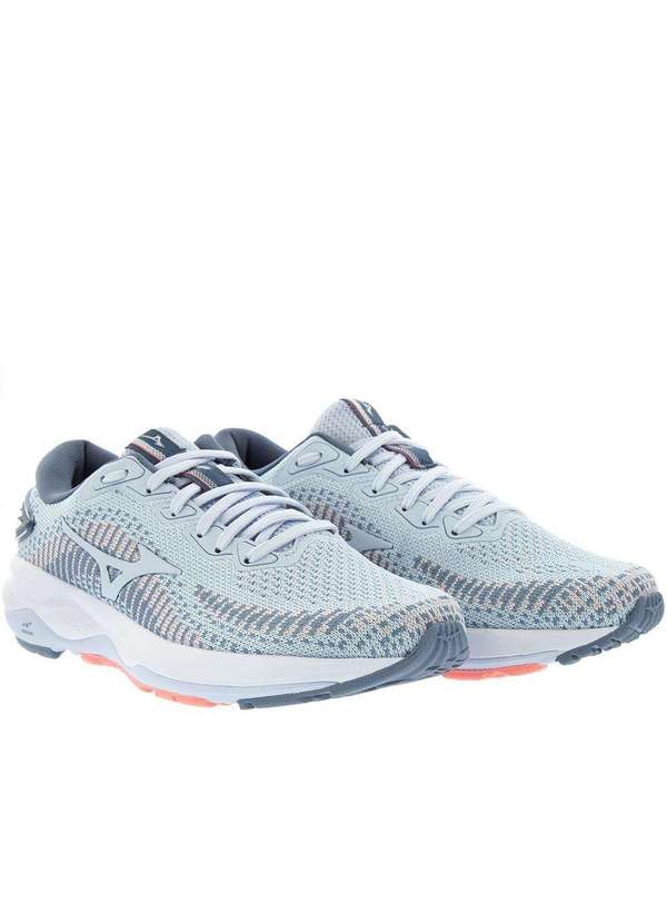 Mizuno - Tênis Mizuno Wave Way 2 Esportivo Feminino Azul Azul