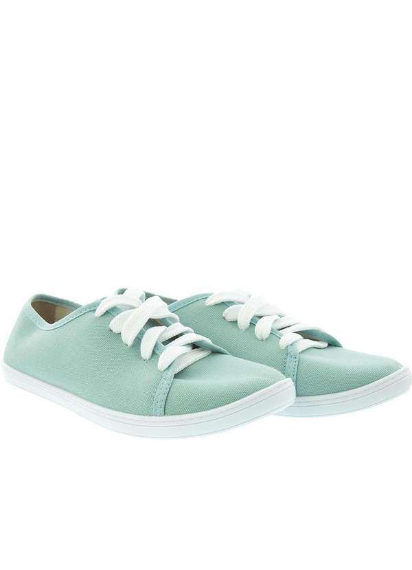 Moleca - Tênis Moleca Casual Tecido Verde Verde