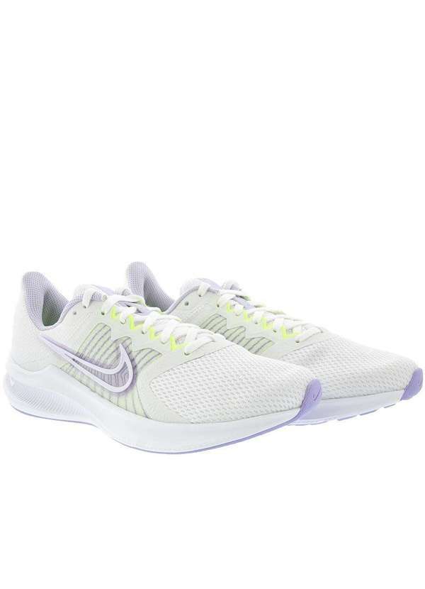 Nike - Tênis Nike Downshifter 11 Esportivo Feminino Branco Branco