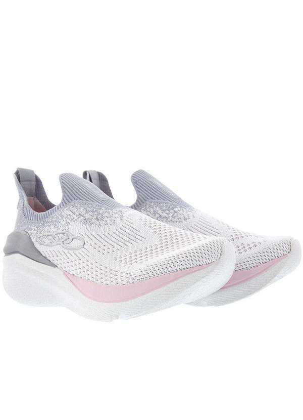 Olympikus - Tênis Olympikus 177g Ultraleve Esportivo Feminino Branco Branco