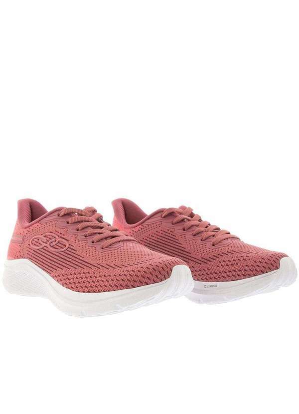 Olympikus - Tênis Olympikus Delta Esportivo Feminino Neon Rosa Vermelho