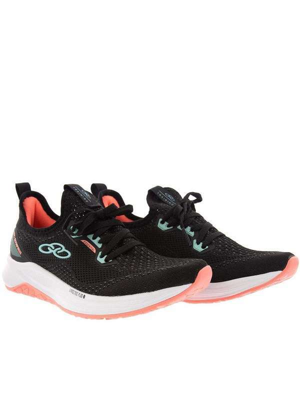 Olympikus - Tênis Olympikus Essential Esportivo Feminino Preto Preto