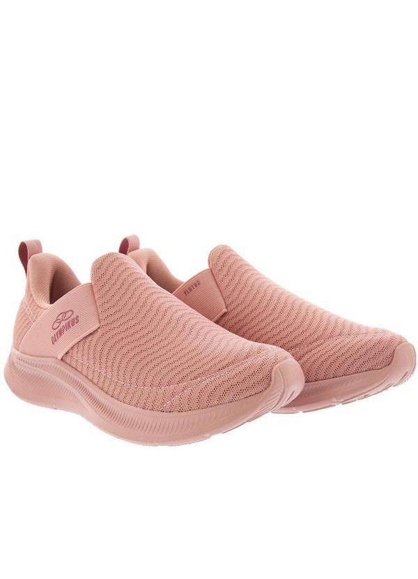 Olympikus - Tênis Olympikus Flutua Esportivo Feminino Rosa Ouro-Rose