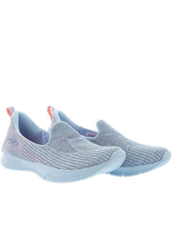 Olympikus - Tênis Olympikus Lev Esportivo Feminino Knit Azul Azul
