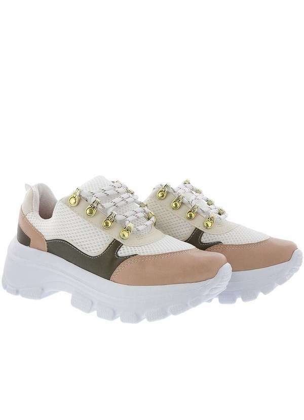 Vizzano - Tênis Vizzano Chunky Casual com Recortes Mesh Color 1356103 Colorido