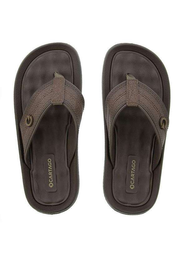 Cartago - Chinelo Cartago Fiji Iv Marrom Marrom