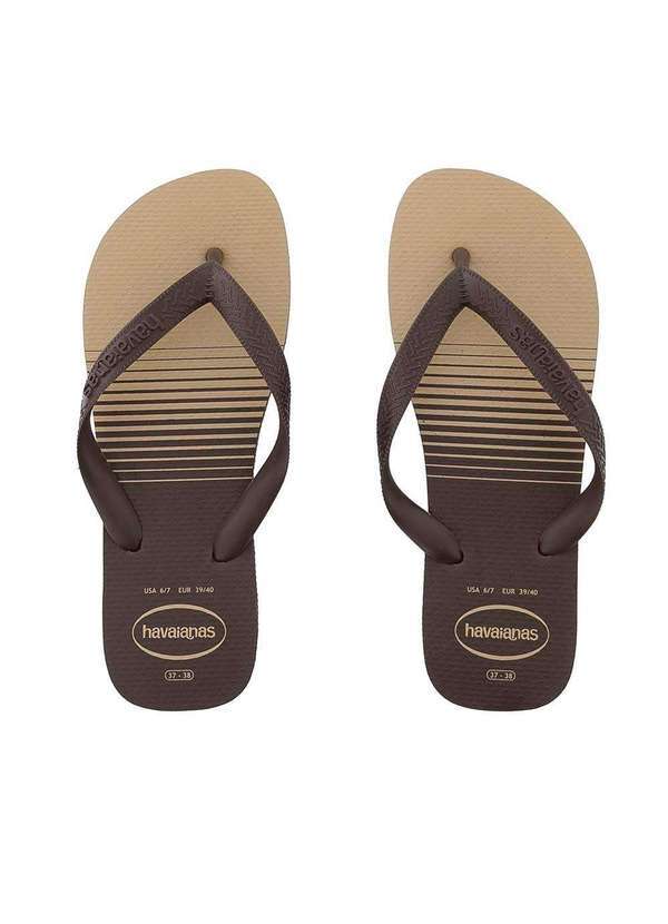 Havaianas - Chinelo Havaianas Top Basic Masculino Marrom Bege