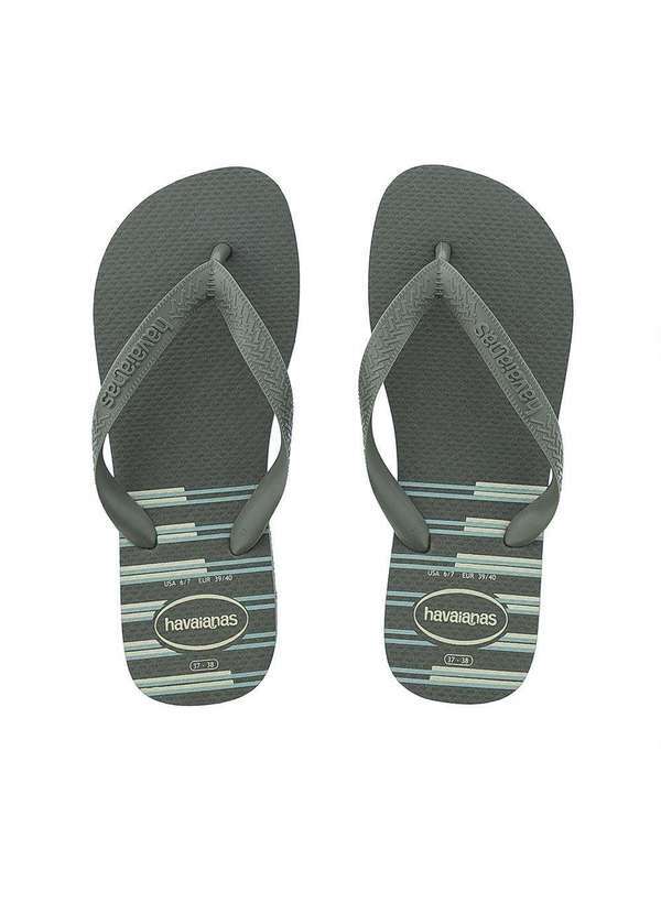 Havaianas - Chinelo Havaianas Top Basic Verde Militar Verde-Oliva