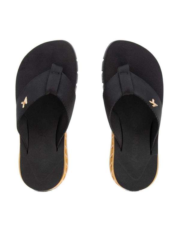 Kenner - Chinelo Kenner Rakka Tecido Preto Preto