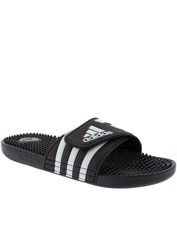Adidas - Slide Adidas Adissage Listas Preto Preto