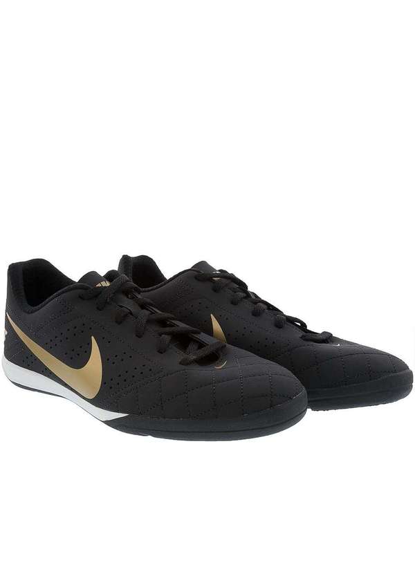 Nike - Chuteira Futsal Nike Beco 2 com Pesponto Preto Preto