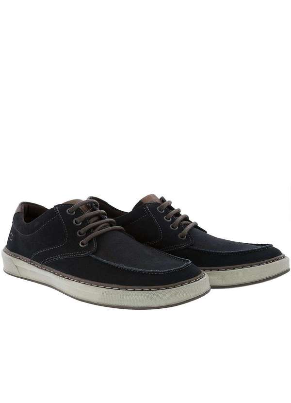 Democrata - Sapatênis Democrata Scott Nobuck Marinho Azul