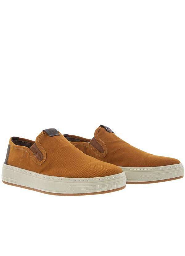 Mac & Jac - Slip On Mac & Jac Recortes Tecido Caramelo Caramelo