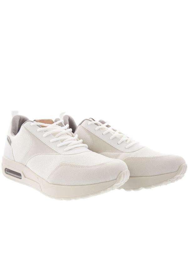 Actvitta - Tênis Actvitta Actgel Chunky Masculino Camurça Off White Branco