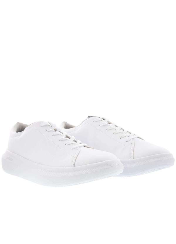 Actvitta - Tênis Actvitta Casual Masculino Pespontos Branco Branco 1