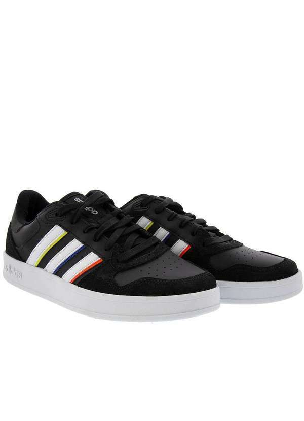 Adidas - Tênis Adidas Breaknet Plus Masculino Couro Preto Preto