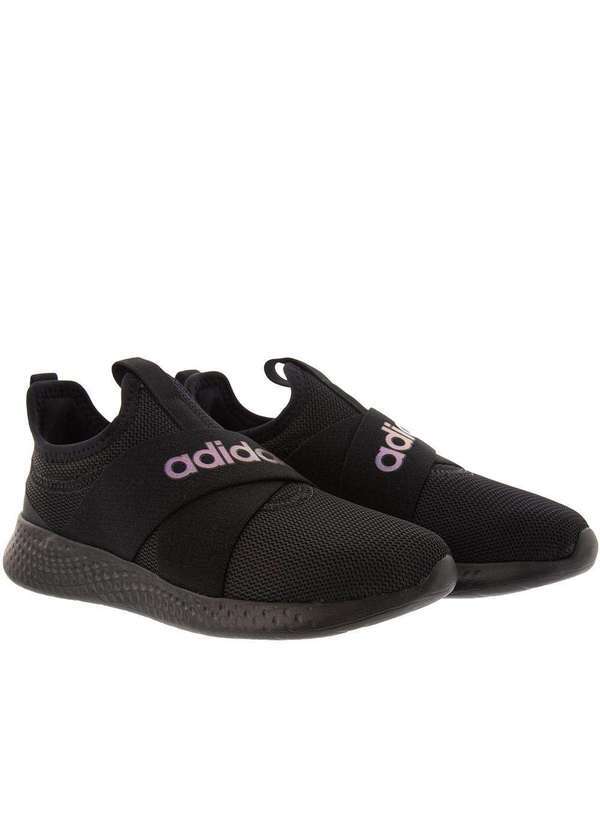 Adidas - Tênis Adidas Puremotion Adapt Esportivo Feminino Knit Preto Preto