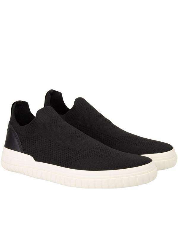 Aramis - Tênis Aramis Deep Casual Masculino Knit Preto Preto