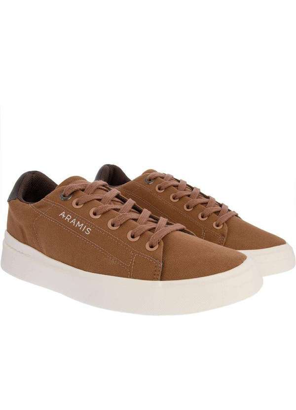 Aramis - Tênis Aramis Journey Classic Casual Masculino Caramelo Marrom