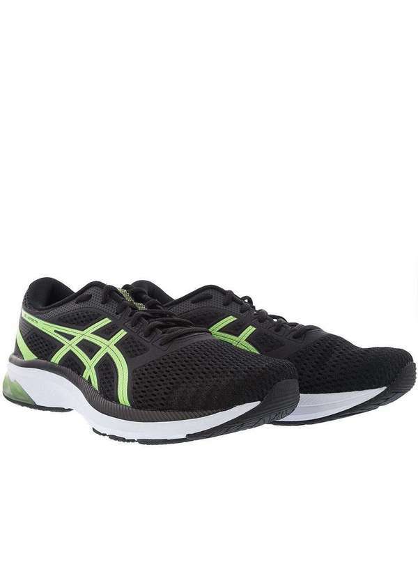 Asics - Tênis Asics Gel-Sparta Esportivo Masculino Neon Preto Preto
