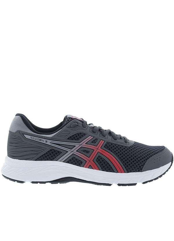 Asics - Tênis Asics Raiden 3 Esportivo Masculino Grafite Cinza 2