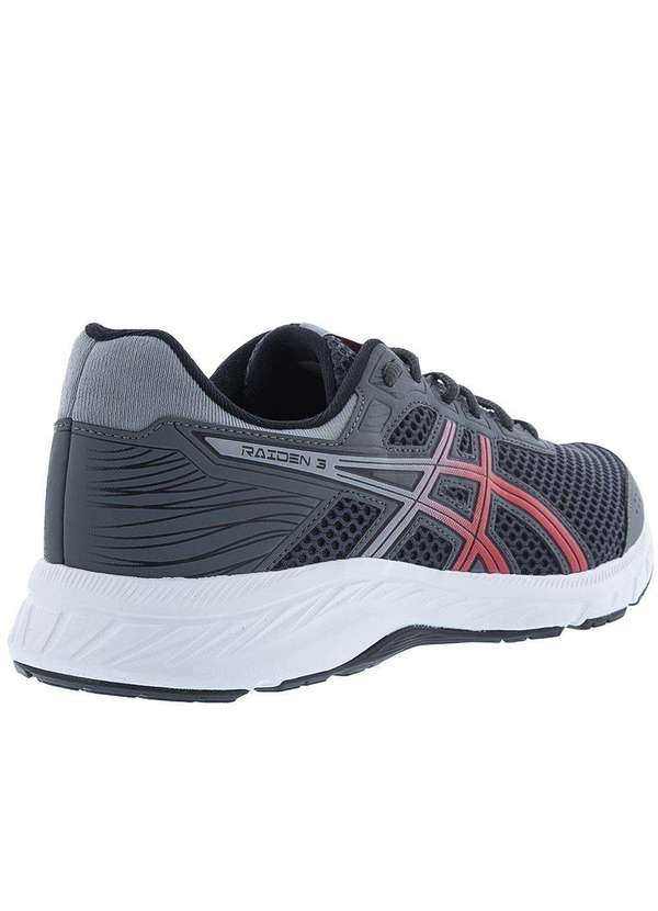Asics - Tênis Asics Raiden 3 Esportivo Masculino Grafite Cinza 3