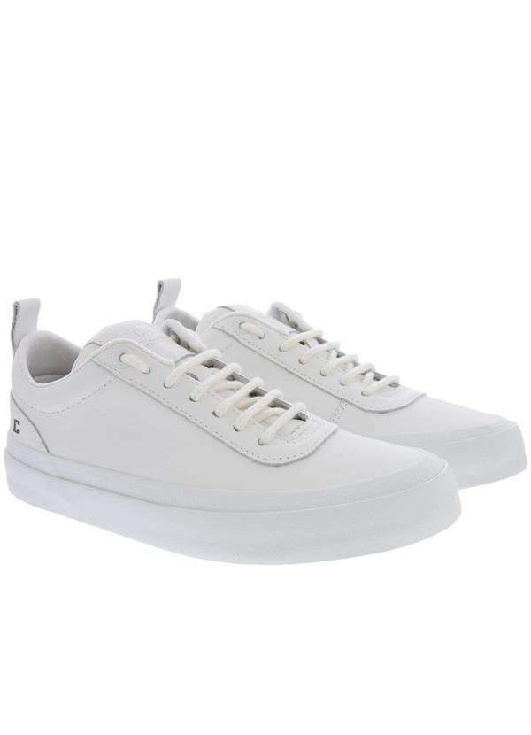 Colcci - Tênis Colcci Cosmos Casual Masculino Couro Branco Branco