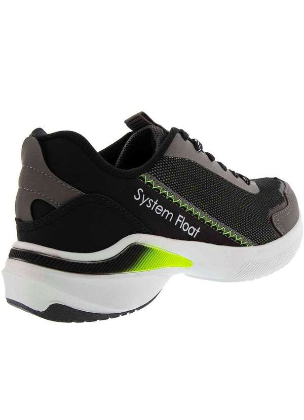 Cross Road - Tênis Cross Road System Float Esportivo Masculino Preto Cinza 3