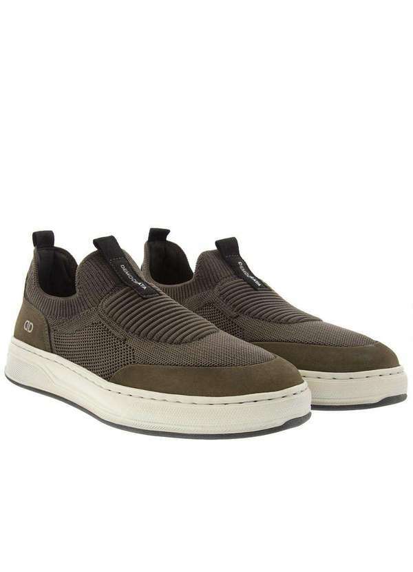 Democrata - Tênis Democrata Casual Denin Bold Knit Cinza Cinza