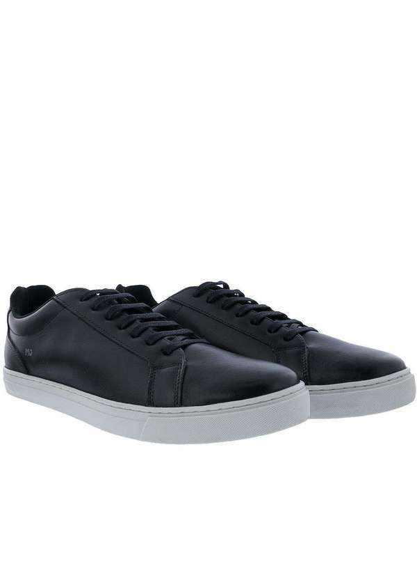 Mac & Jac - Tenis Mac & Jac Casual Couro Preto Preto