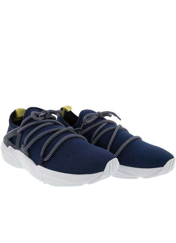 Mac & Jac - Tênis Mac & Jac Esportivo Masculino Marinho Azul