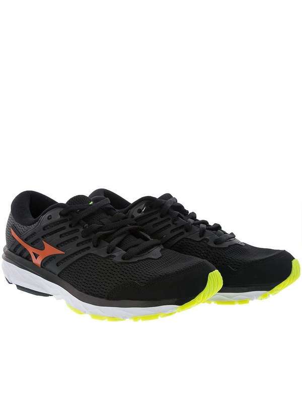 Mizuno - Tênis Mizuno Hawk 3 Esportivo Masculino Preto Preto